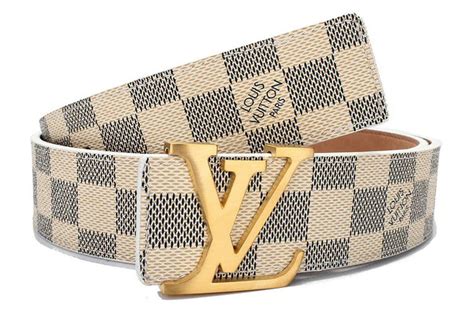 white gold louis vuitton belt|louis vuitton white checkered belt.